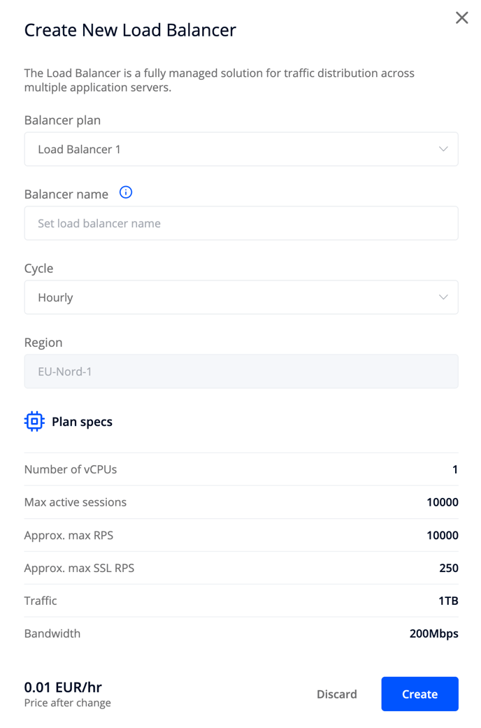 Create Load Balancer