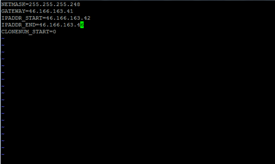 How to configure an IP range on Centos 6/7 OS