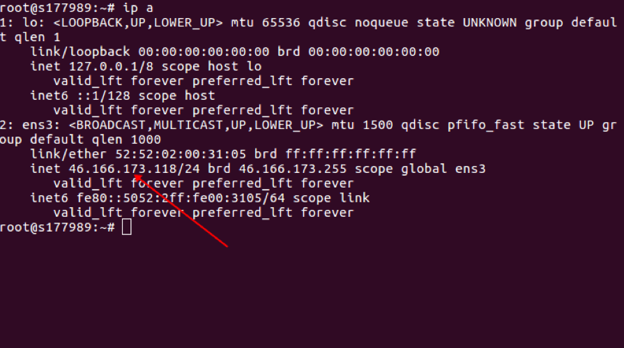 assign ip address for ubuntu